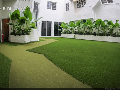 SYNLawn-artificial-grass-residential-courtyard-atrium-design